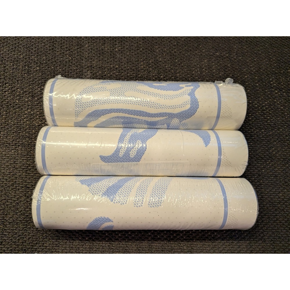 3 Rolls Imperial Wallpaper Border Blue White‎ 5 Yards Each Style 346514 JC5500B